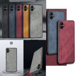 Luxe zachte huidleren hoesje voor Samsung Galaxy A73 A53 A33 A04 S20 Ultra S20 FE S10 plus Silicone Shockproof Telefoonhoes