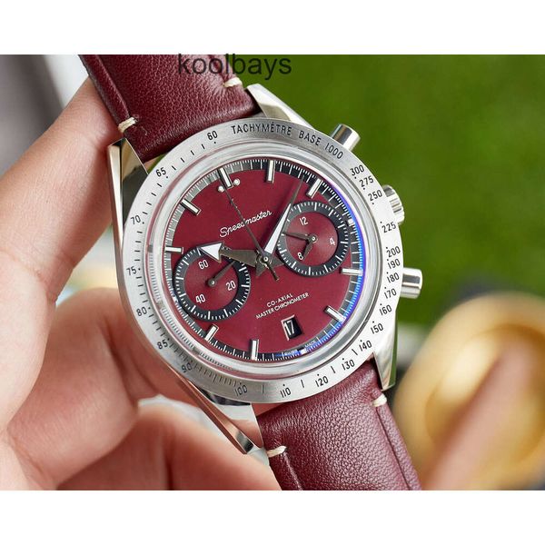 Montres de luxe Speedmaster Sport Montre hommes Designer mouvement montres omig moonswatch Femmes Retour transparent chronographe de haute qualité montre luxe wit 41HI Meilleur qu