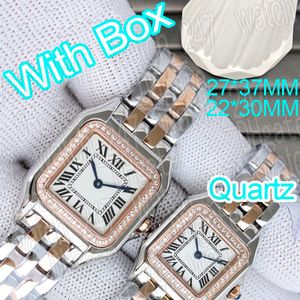 Montre de luxe en or carré femmes montres de mode diamants de créateur quartz 751 montres de mouvement saphir 316 en acier inoxydable aiguilles bleues montre superclone étanche