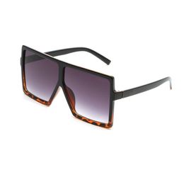 Luxe carré surdimensionné lunettes de soleil hommes femmes grand cadre Design lunettes de soleil unisexe Protection Uv nuances lunettes