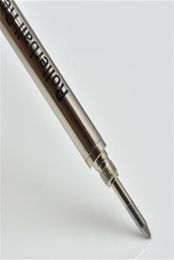 Recharge de stylo à bille roulante en acier inoxydable de luxe, écriture fluide 07mm, stylos à encre Gel noir bleu, accessoires de recharge pour 163 149 145 Boh7761729