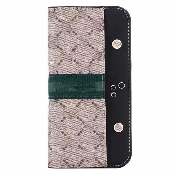 Luxe Star Style Designer Folio iPhone Cases Portefeuille Porte-cartes pour Apple iPhone 11 12 13 14 15 Plus Pro Max Couverture en cuir de mode