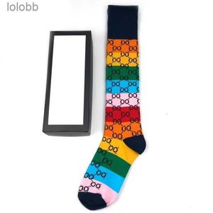 Luxe kous designer heren dames sokken wollen kousen hoogwaardige senior straten comfortabele kniepeuten sok met doos 9mos''gg ''