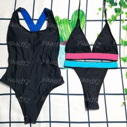 Bikinis rayés de luxe maillot de bain femmes Sexy une pièce maillots de bain piscine fête Push Up maillot de bain