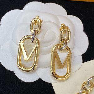 Luxe stud grote gouden hoepel Vintage oorbel voor dames dames meisjes oorstekers set Designer Sieraden oorbel Valentijnsdag Cadeau verloving voor Bruid