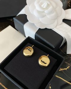 Luxury stud earring Designer Letter Simple 18K Gold Silver Pearl Women Sieraden Wedding Party