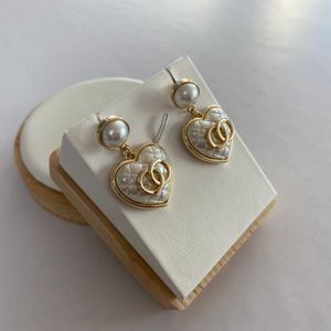 Boucles d'oreilles de luxe Designer 925 Silver Channel Letters Boucle d'oreille Femmes 18k Plaqué Or Diamant Bijoux Valentine Cadeaux de mariage