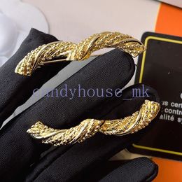 Luxury stijl merk brief broche designer sieraden broches voor vrouwen charm bruiloft cadeau accessorie hoogwaardige roestvrijstalen sieraden groothandel