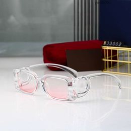 Óculos de sol de luxo 33002 lentes retangulares UV400 resistente à radiação óculos retrô personalizados mulheres homens designer óculos de armação completa atacado marca Ey''gg''MZPG