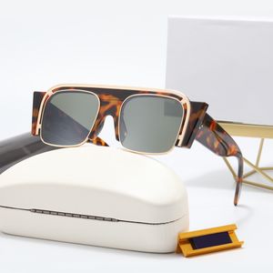 lunettes de soleil de luxe CL lunettes de soleil femme hommes lunettes de soleil Avant-garde cadre exagéré large miroir jambe design personnalité multicolore Lunettes de soleil de marque de mode