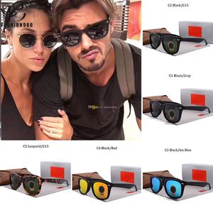 Luxe zonnebrillen Designer -bril Hoogwaardige klassieke 2140 4165 7 modellen en 37 kleuren Iconische stijl Stijlvolle klassieke Polaroid HD -lenzen gepolariseerde glazen lenzen