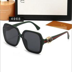 luxe zonnebril Designer letter dames Heren Goggle senior brillen voor dames brilmontuur Vintage metalen zonnebril en doos