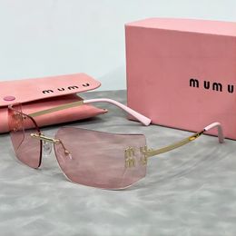 Gafas de sol de lujo Gafas de sol de diseño para mujer gafas de hombre Carta popular unisex Carta de gafas Gafas de sol de playa UV400 con caja muy bonita