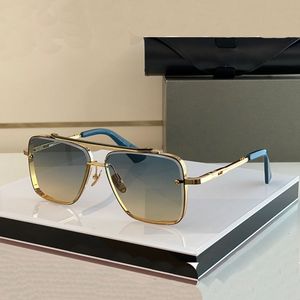 Luxe zonnebrillen Designer Top Dita Mach Six Limited Men Metal Plating Frame Business Style Sunglasses For Women Classic met originele doos