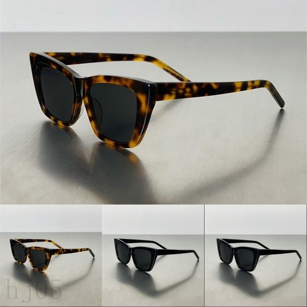 Lunettes de soleil de luxe nuances de mode femmes lunettes de soleil surdimensionnées multicolore rétro sonnenbrille accessoires à la mode imprimé léopard lunettes de créateur œil de chat PJ020 B4