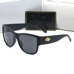 Luxe zonnebril voor man vrouw unisex designer goggle strandzonnebril retro klein frame luxe zonnebril voor dames u400 topkwaliteit met doos