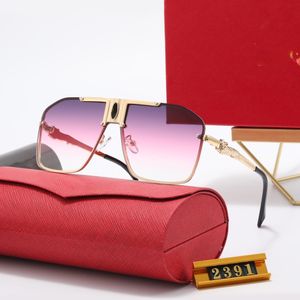 Lunettes de soleil de luxe pour hommes femmes modèle lunettes lunettes grand cadre haute qualité en gros Y020G2738
