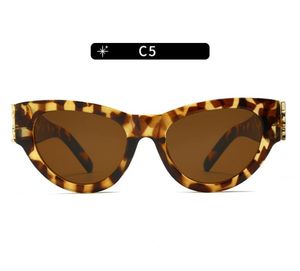 Lunettes de soleil de luxe pour femmes et hommes, lunettes de styliste du même Style, classiques œil de chat, monture étroite, lunettes papillon