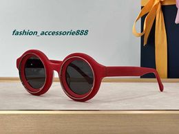 Luxe zonnebril voor dames heren zomer 2501 ontwerper anti-ultraviolet retro plaat mode acetaat rond frame catwalk cyberpunk stijl UV400 bril willekeurige doos