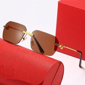 Luxe zonnebril Mens Cartir Glazen Mix1 Fashion Classic Vintage Casual Outdoor Een verscheidenheid aan gemengde stijlen Sunglass Factory Whol332X