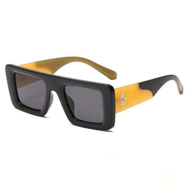 Gafas de sol de lujo fuera de moda Flecha de copos de nieve X Sun Glasses Offs Frames para hombres Solas Sun Glasses Eyeglasses Street Hip-Hop Glasse Punk UV400 Sun Gafass Z3Wr