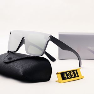 Gafas de sol de lujo Gafas de sol famosas de alta calidad de verano de gran tamaño con parte superior plana para mujer, cadena de gafas de sol para mujer, marcos cuadrados, diseñador de moda con cajas de embalaje 4391