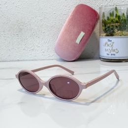 Lunettes de soleil Luxury Femmes MSMU044 Pink Designer Sunglasses Gafas de Sol Mujer Top Quality Fashion Oval Lens Outdoor Classic Eyewear Retro Eyeglasses Anti-UV400