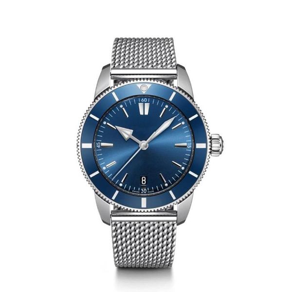 Reloj de lujo Superocean Heritage 42 44 46 mm B20 Correa de acero Movimiento de cuarzo mecánico automático Trabajo completo Hombres de alta calidad wris227g