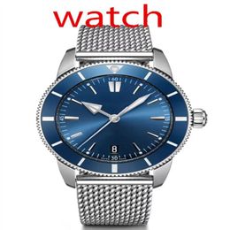 Luxe superocean erfgoed horloge 44 mm B20 stalen riem automatisch mechanisch quartz uurwerk volledig werkende herenpols wa CmnX255h