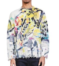 Suéter de lujo suéter de diseñador mujer para hombre jersey de manga larga jersey de lana sudadera moda prendas de punto guerra de invierno camisa suelta S-L