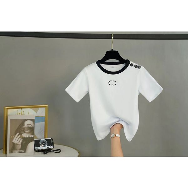 T-shirt de luxe Vêtements Femmes Designer Coton Coltoure Big Brand Tendance All-in-O-ON