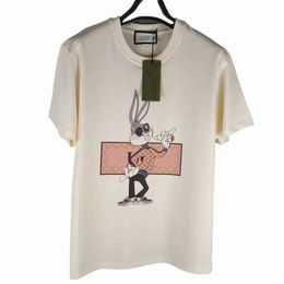 Luxe t-shirt voor man vrouwelijke merk desiger t-shirt met brief mooie zomer korte tee shirts fi kleding s-xl e8oe#