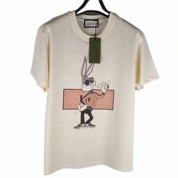 Luxe t-shirt voor man vrouwelijk merk desiger t-shirt met brief mooie zomer korte tee shirts fi kleding s-xl 29h2#