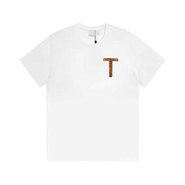 Camiseta de lujo de diseñador para hombres y mujeres, tops largos sueltos de verano, tendencia casual de hip-hop de diseñador de alta calidad.