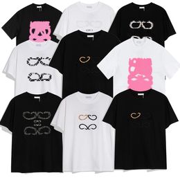 Camiseta de lujo camiseta para mujer Summer Man Tee Top Transportable Camiseta de manga corta Cuello redondo suave y cómoda camisetas