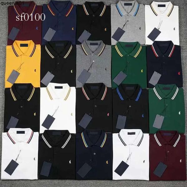 T-shirts de luxe Polos pour hommes Fred Perry Hommes Polo classique Designer T-shirts brodés pour femmes Taille supérieure à manches courtes