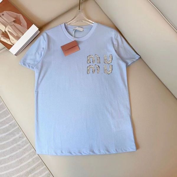 T-shirts de luxe Femme Mens Shirts d'été Tees Designer Womens Tshirt LETTRES TOPS CHEURS SUPPRISSE