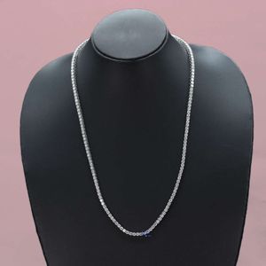 Luxe tennisketting in 925 sterling zilver in Moissanite diamant voor unisex met verbeterde Vvs Clarity Diamonds