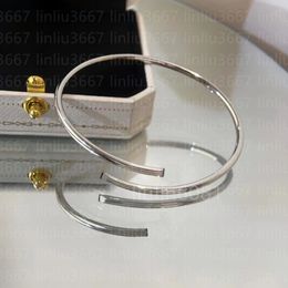 Luxe dunne armband Designer armband voor vrouw Rose Gold Top V-Gold lichtgewicht high-end diamanten 18k armband met doos