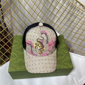 Luxe Tiger Forest Ball Caps Mesh Respirant Baseball Caps Unisexe Printemps Été Snapbacks Hommes Femmes Chapeaux De Soleil