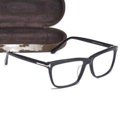 Luxe Tom Designer Brief Womens Heren Zonnebril Goggle Eyewear Brilmontuur Plaat Vierkante Optische Live Flat Bril