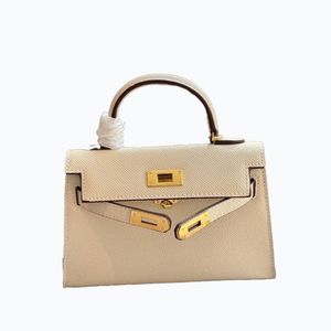 Luxe handtasontwerper Bag Classic Saffiano lederen Tote Bag Retro Golden Hardware Flap Schoudertas Dames Fashion Party Bag Elegant Lady's Shopping Bag Keli 19 Bag
