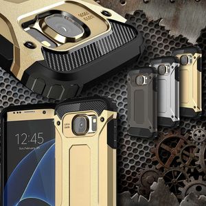 Luxe taai Duurzaam Armor Telefoon Case voor Samsung Galaxy S10 S8 S9 Plus S10E S5 S6 S7 Edge Hybride PC Schokbestendige beschermhoes