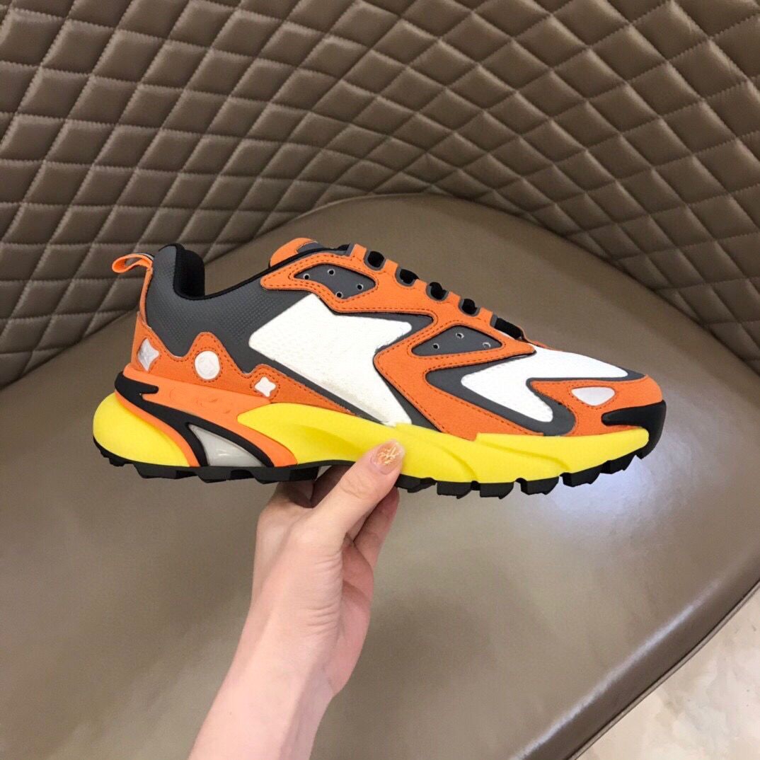 Zapatillas de deporte de lujo marca de moda Diseñador de zapatos para hombre Zapatillas de deporte de cuero genuino Tamaño 38-46 RXmn0001 adasdawsasdaws