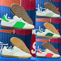Trainers de luxe Vegan Og Mens Chaussures Designer Sneakers Femmes Running Shoe Low Top Retro Tops Quality Cloud White Core Black BONNERS Collegiate Green Gum Taille 35-48
