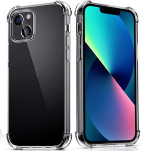 Cas de téléphone portable transparent de luxe Cas de silicone étanche pour Samsung iPhone 15 14 13 12 11 Pro Max XR XS 8 7 6S Plus Couverture arrière