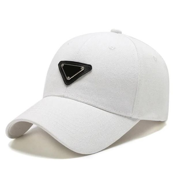 gorra de camionero de lujo gorra de diseñador para hombre gorra de béisbol británica vintage triángulo invertido sombreros hombres unisex carta verano sombrilla deporte al aire libre casquette negro blanco sombrero