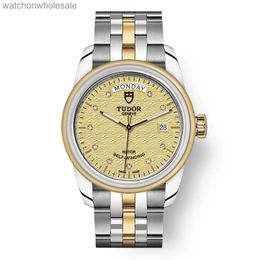 Luxury Tudory Brand Designer Wristwatch Emperor Swiss Watch Weekly Calendrier Automatic Mecanical Mens Watch M56003-0004 avec un logo réel 1: 1