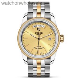 Luxury Tudory Brand Designer Wristwatch Emperor Rudder Series 18k Gold Watch Calendrier Week Calendrier Automatic Mechanical Homme Watch M56003 avec un vrai logo 1: 1