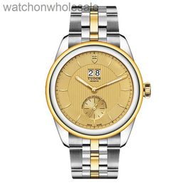 Luxury Tudory Brand Designer Wristwatch Emperor Swiss Watch Two Posté Calendrier 42 mm Automatique Back Back Transparent Mens Watch with Real 1: 1 Logo